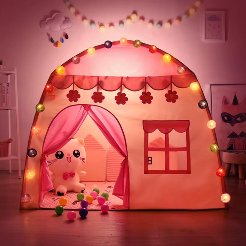Casa de Juegos Infantil Rosada