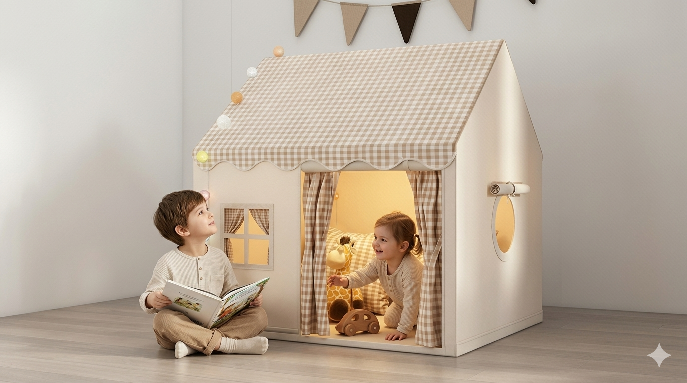 Casa de Juegos Infantil Plegable | Espacio de Diversión y Creatividad para Niños/as